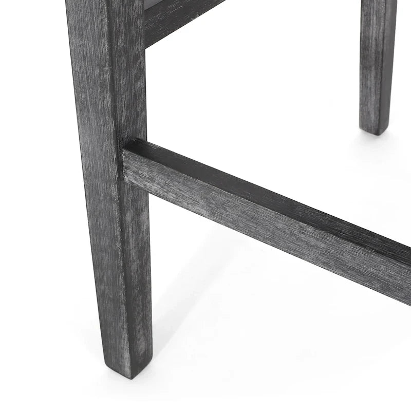 Fabric and Rubberwood 30.5 inch Barstools (Set of 2)