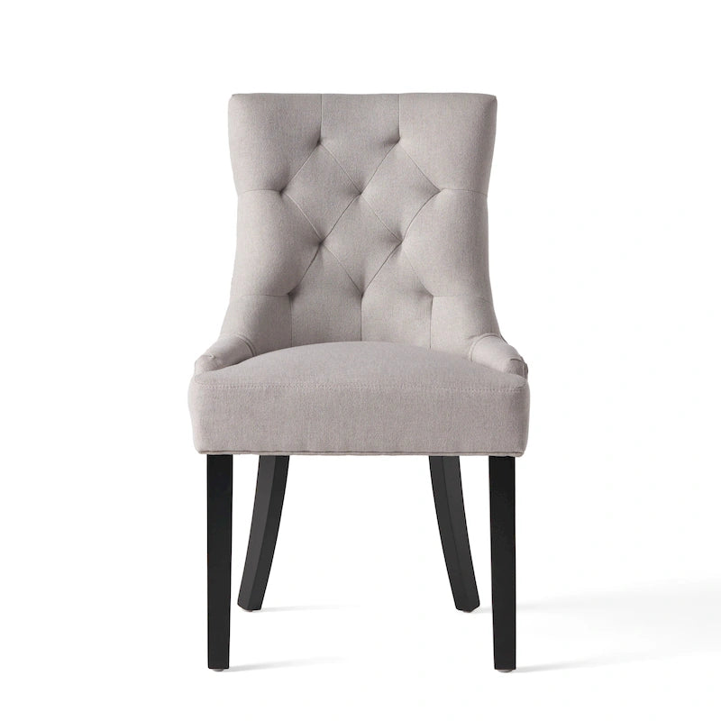 Contemporary Tufted Dining Chairs (Set of 2) - 21.50 L x 25.00 W x 36.00 H