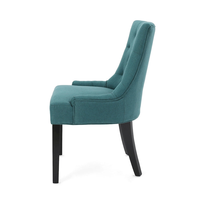 Contemporary Tufted Dining Chairs (Set of 2) - 21.50 L x 25.00 W x 36.00 H