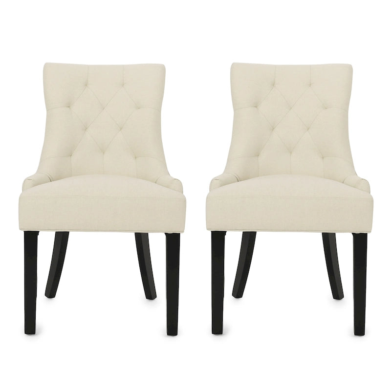 Contemporary Tufted Dining Chairs (Set of 2) - 21.50 L x 25.00 W x 36.00 H
