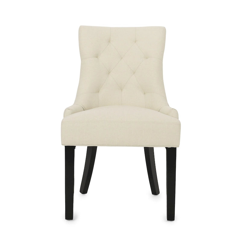 Contemporary Tufted Dining Chairs (Set of 2) - 21.50 L x 25.00 W x 36.00 H