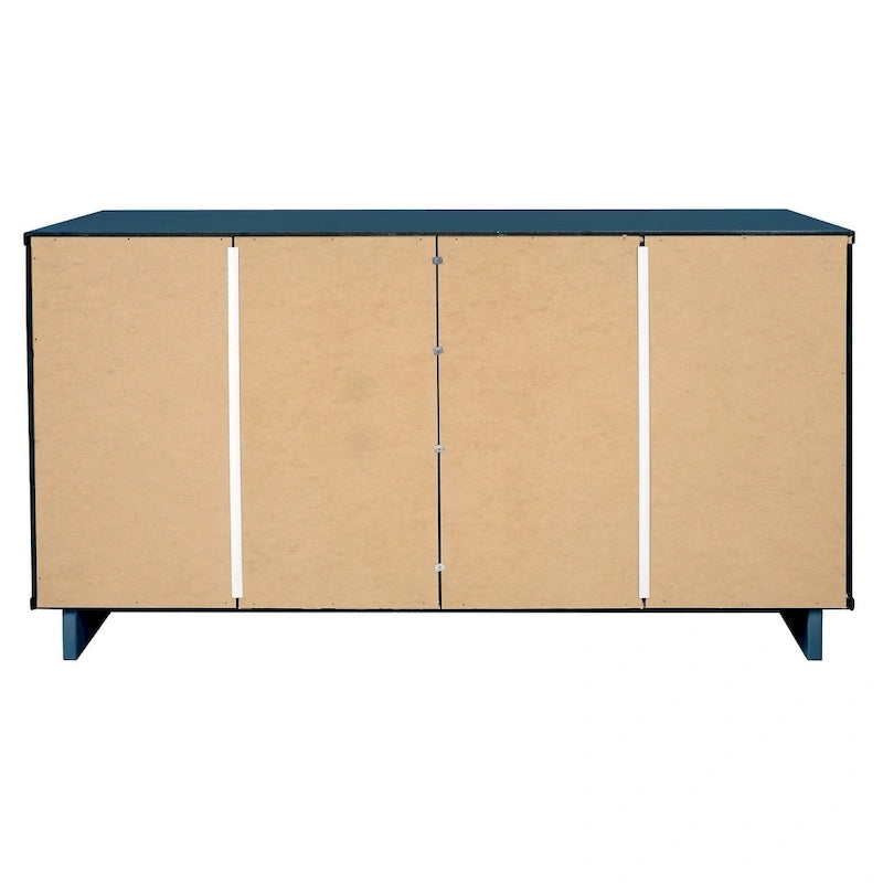55.07 Modern Double Wide 6 Drawer Dresser
