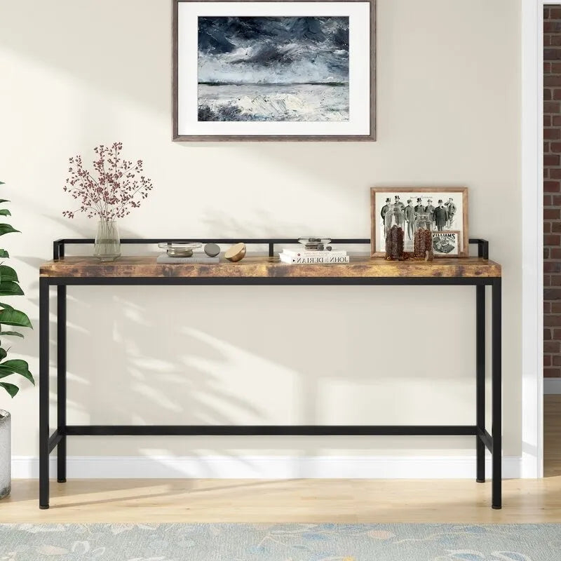 70.9 Extra langer Sofatisch, Konsolentisch hinter dem Sofa, schmaler Flurtisch