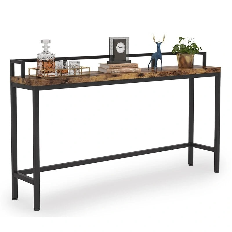 70.9 Extra langer Sofatisch, Konsolentisch hinter dem Sofa, schmaler Flurtisch