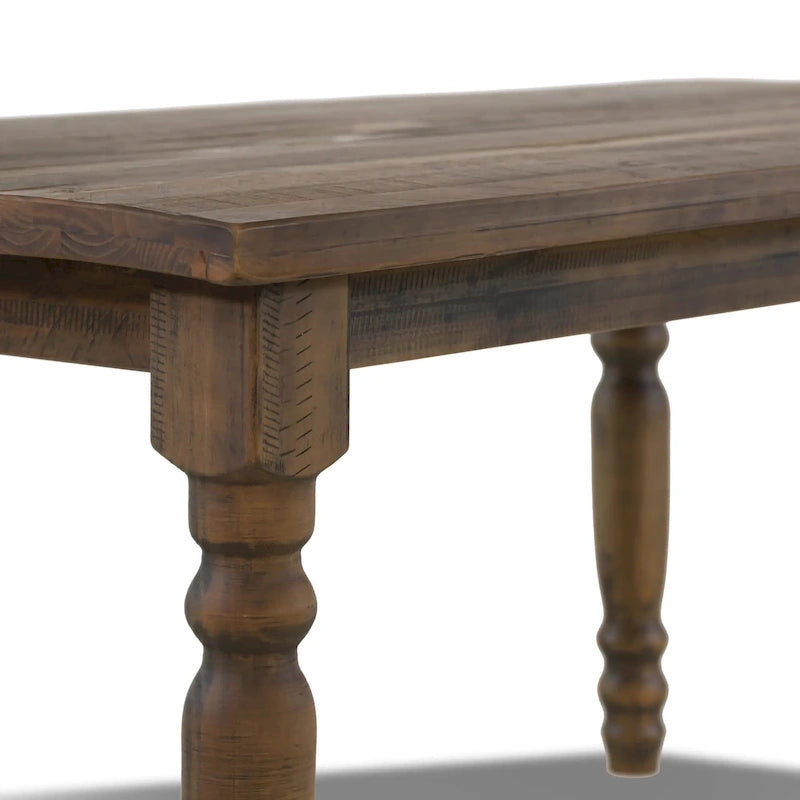 63-inch Solid Wood Dining Table