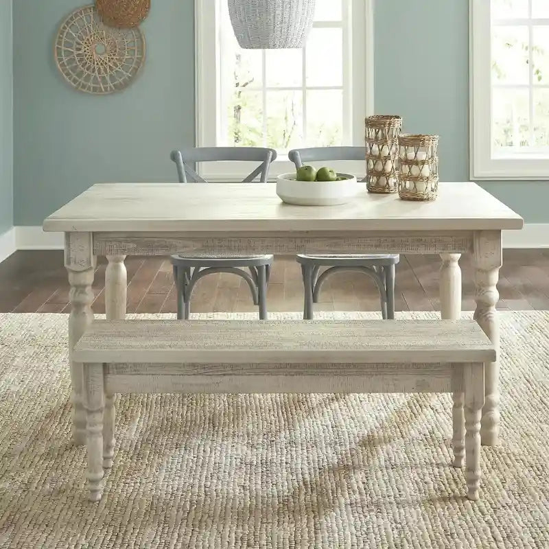 63-inch Solid Wood Dining Table