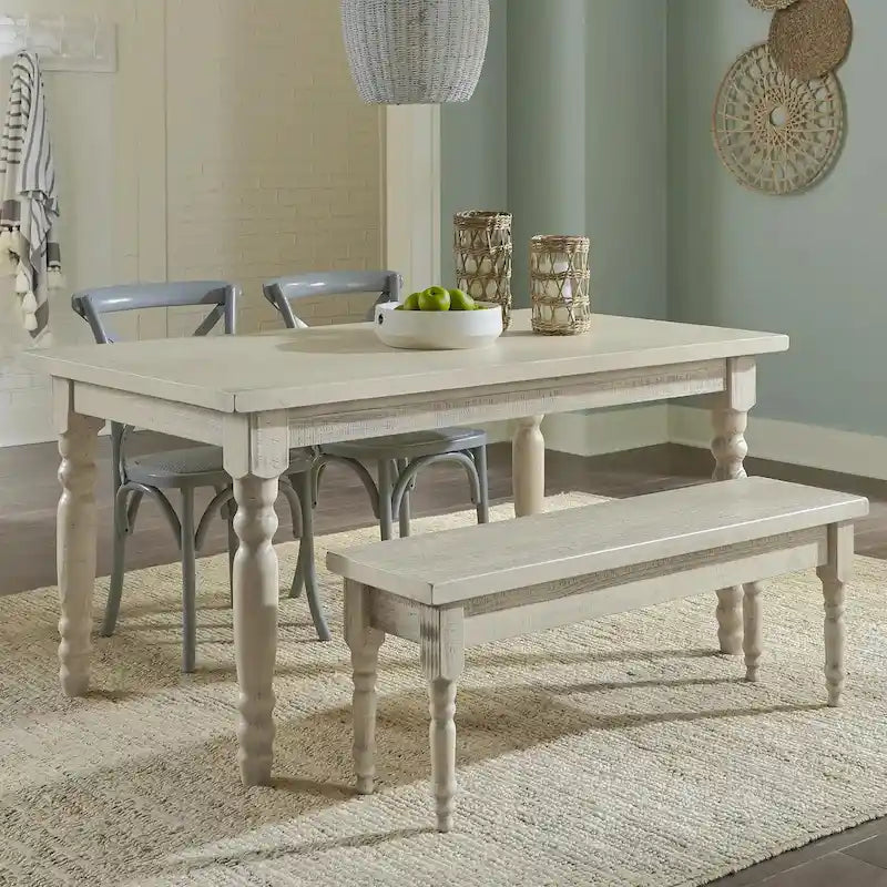 63-inch Solid Wood Dining Table