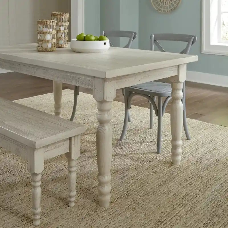 63-inch Solid Wood Dining Table