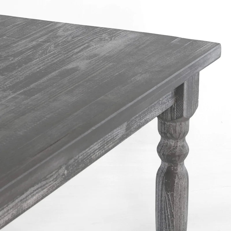 63-inch Solid Wood Dining Table