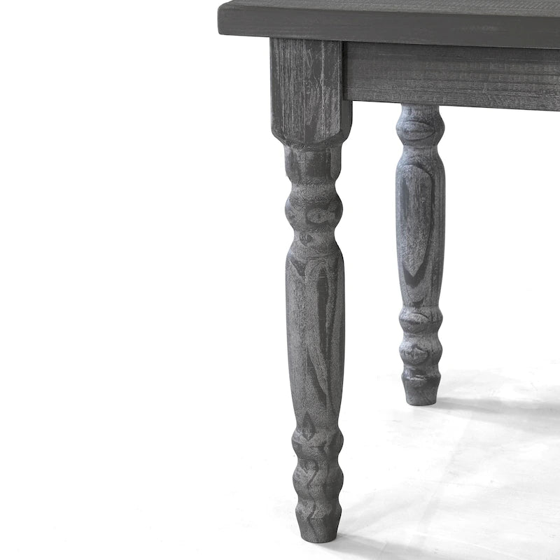 63-inch Solid Wood Dining Table