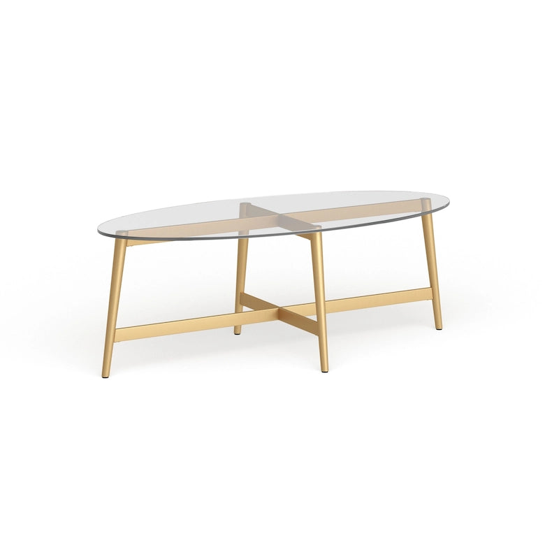 Table basse ovale