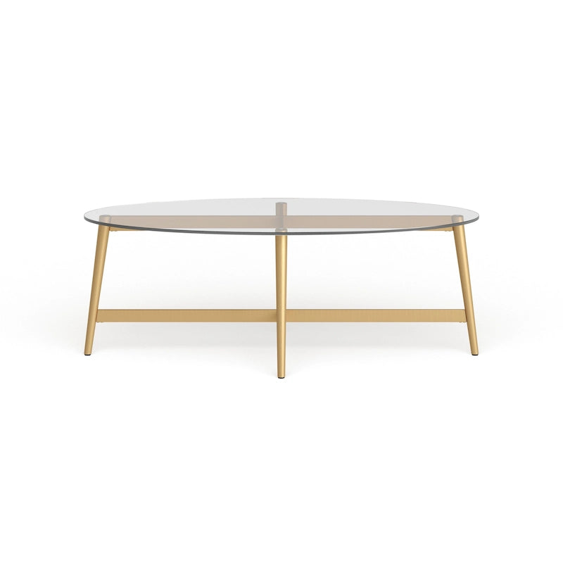 Table basse ovale