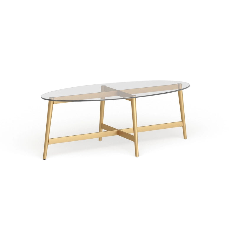 Table basse ovale