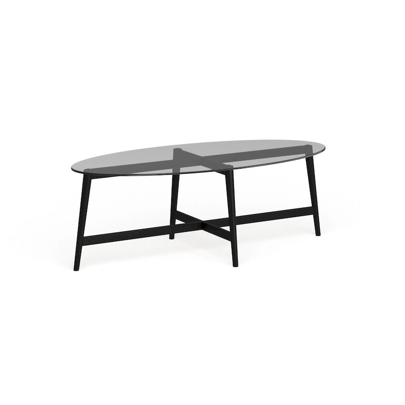 Table basse ovale