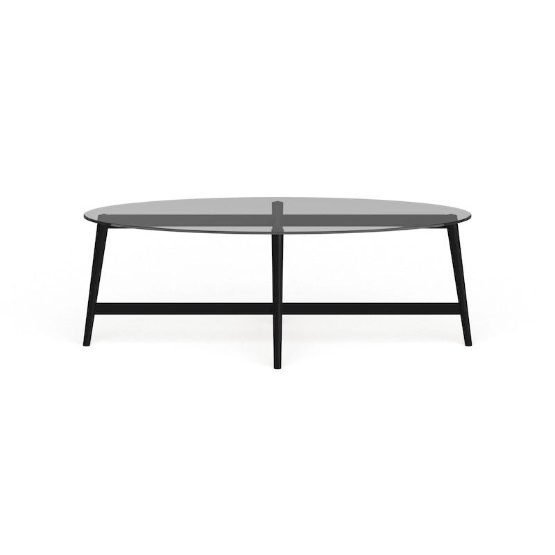 Table basse ovale