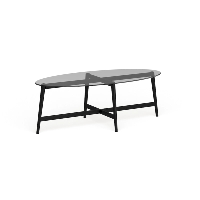 Table basse ovale