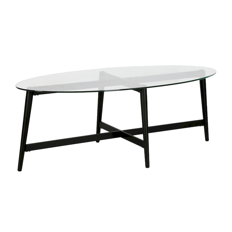 Table basse ovale