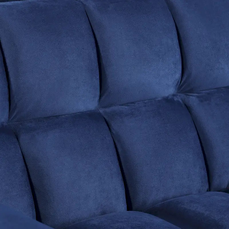 Klassisches 55-Zoll-Zweisitzersofa mit Ausziehfunktion, Knopfheftung und Schlaffunktion – 55W x 68L x 20H