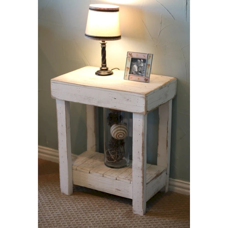 Rustic End Table