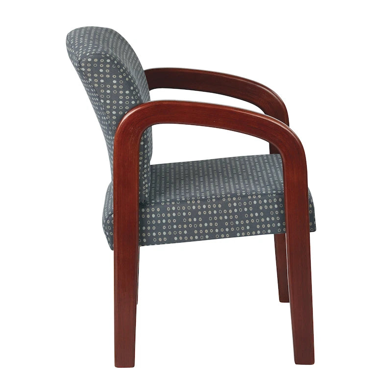 Besucherstuhl aus Holz mit Kirschholz-Finish