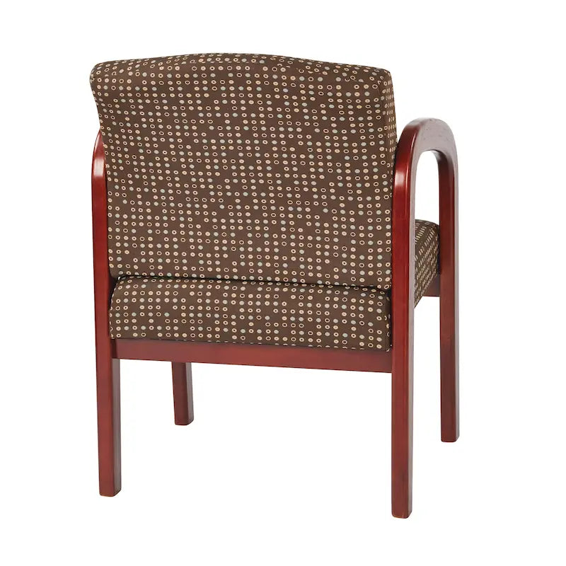 Besucherstuhl aus Holz mit Kirschholz-Finish