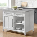 Crosley Silvia Stainless Steel Top Kitchen Island - 28d x 46w x 36.5h