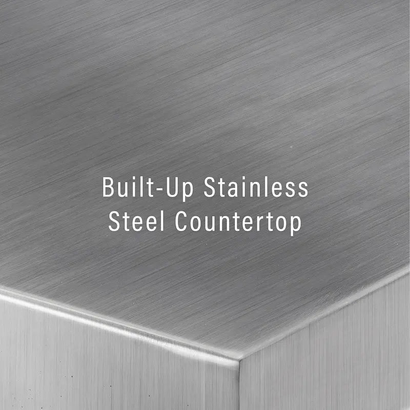 Stainless Steel Top Kitchen Island - 28d x 46w x 36.5h