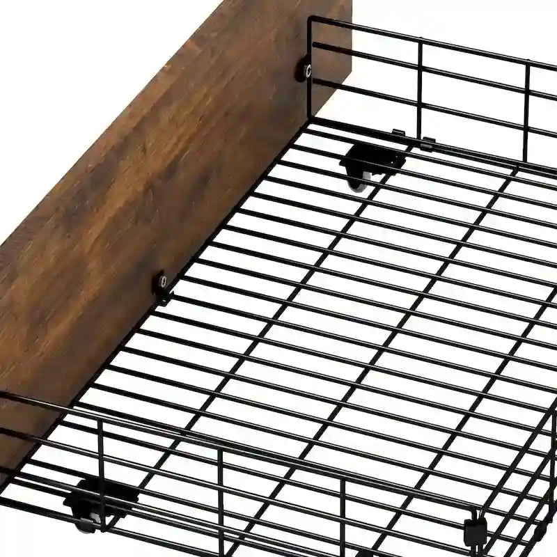 Queensize-Bettgestell mit Kopfteil und 4 Stauraumschubladen