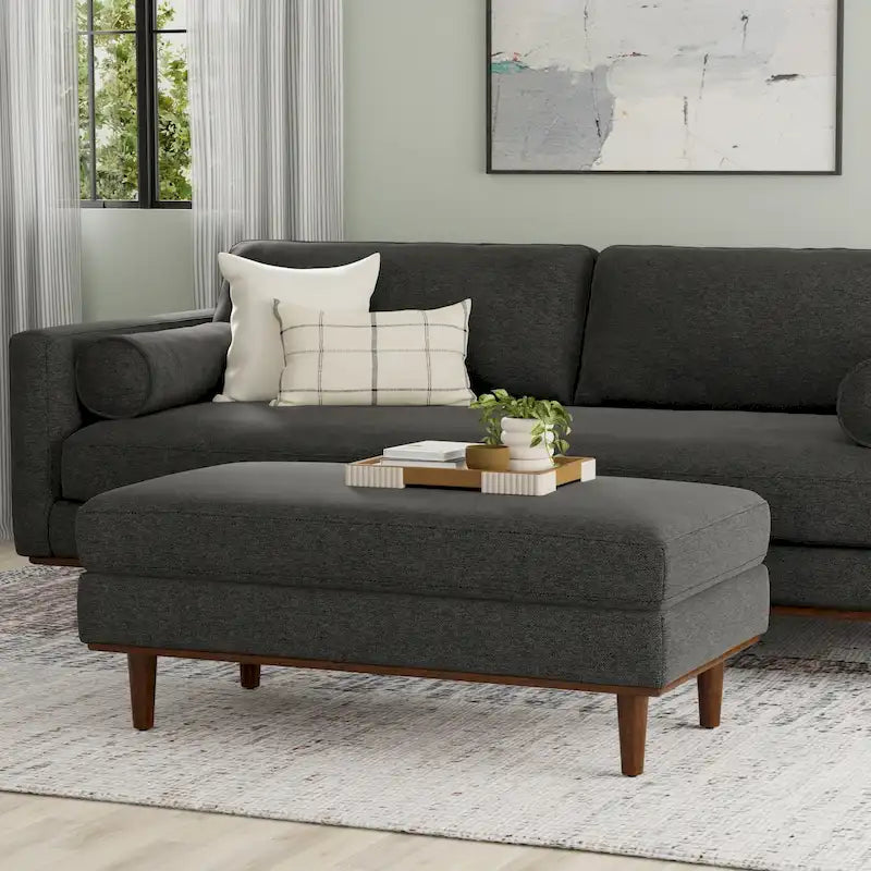 49 inch Wide Mid-Century Modern Table Ottoman