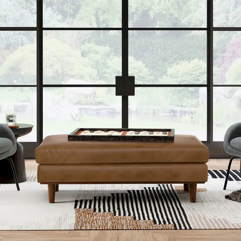 49 inch Wide Mid-Century Modern Table Ottoman