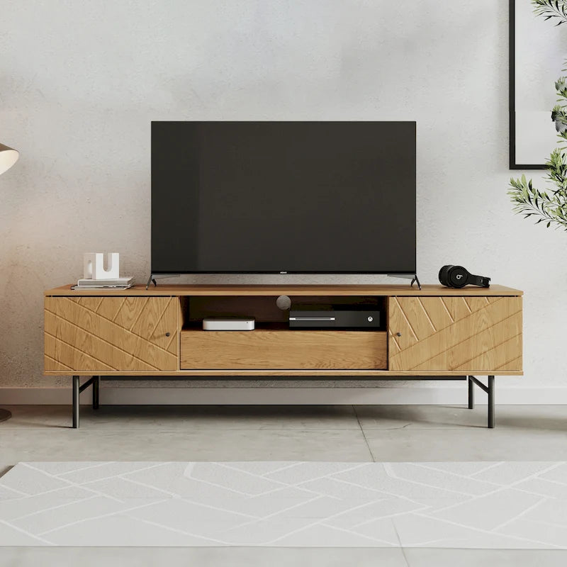Medienkonsole mit Eichenoptik, 70,6, TV-Möbel