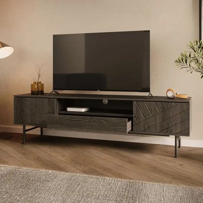 Medienkonsole mit Eichenoptik, 70,6, TV-Möbel