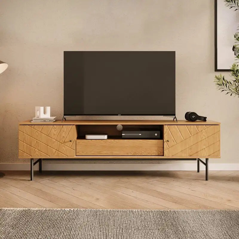 Medienkonsole mit Eichenoptik, 70,6, TV-Möbel