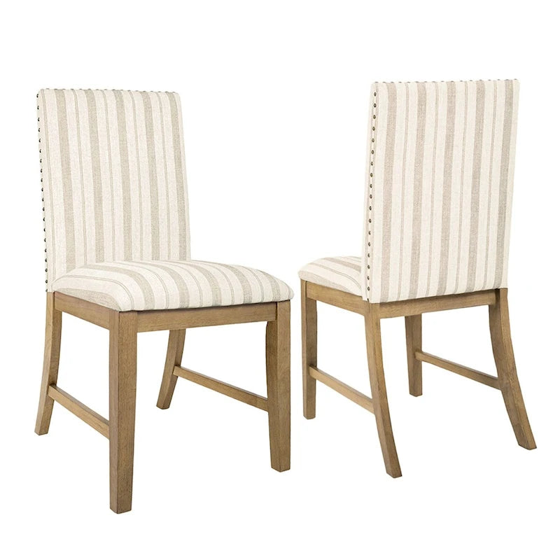 Upholstered Wood Apron Dining Chair - Set of 2