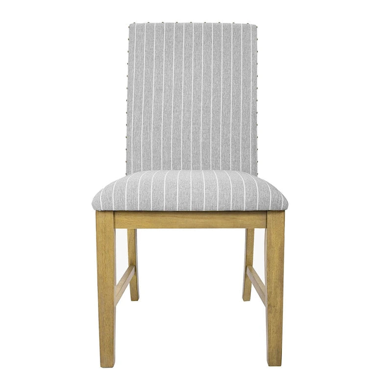 Upholstered Wood Apron Dining Chair - Set of 2