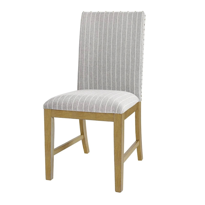 Upholstered Wood Apron Dining Chair - Set of 2
