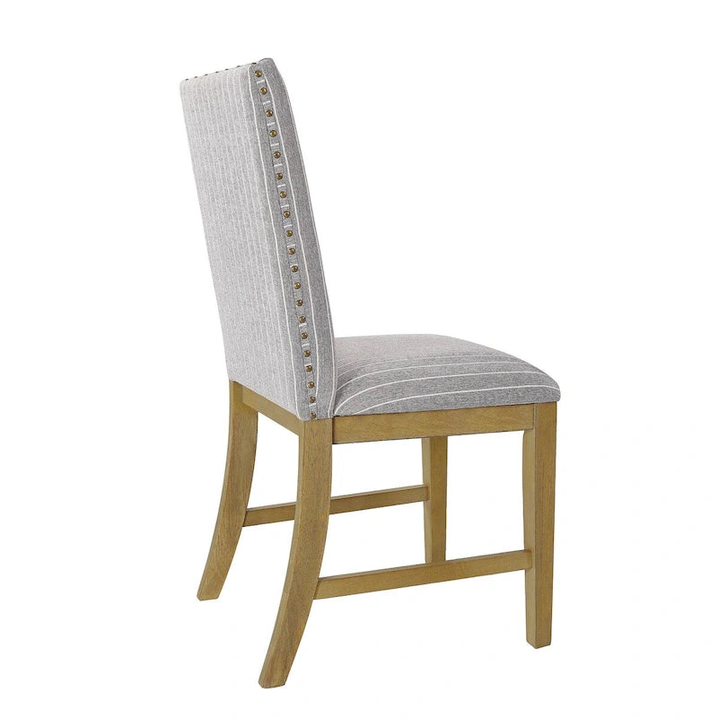 Upholstered Wood Apron Dining Chair - Set of 2