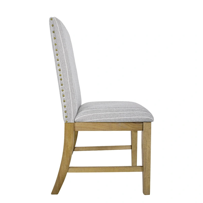 Upholstered Wood Apron Dining Chair - Set of 2